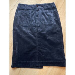 Maeve by Anthropologie Black Corduroy Skirt – Women’s Size L